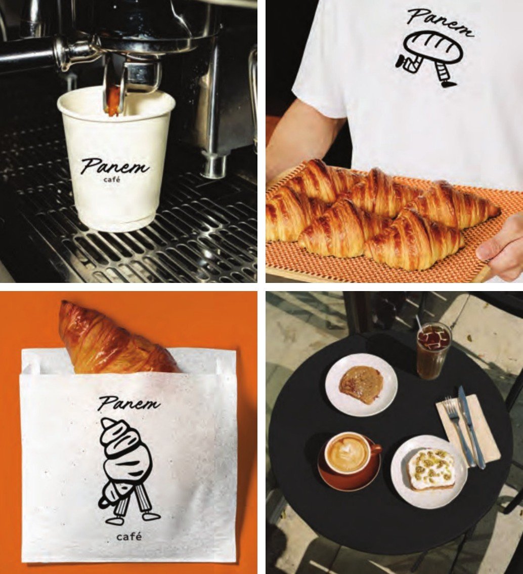 Panem Café brand applications