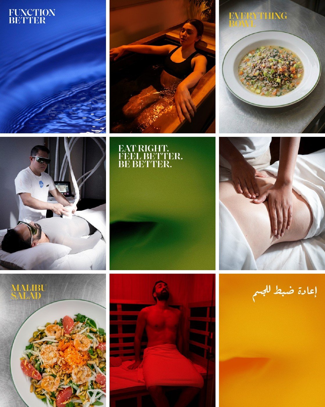 Tonic 180 Instagram grid